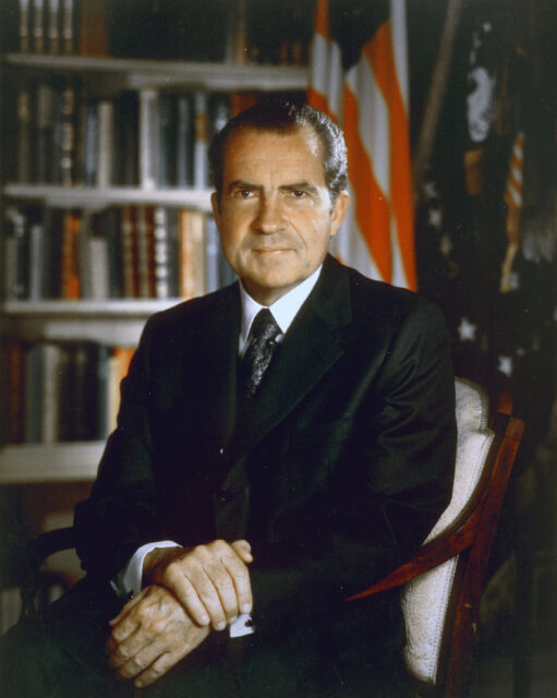 Portrait of Richard Nixon