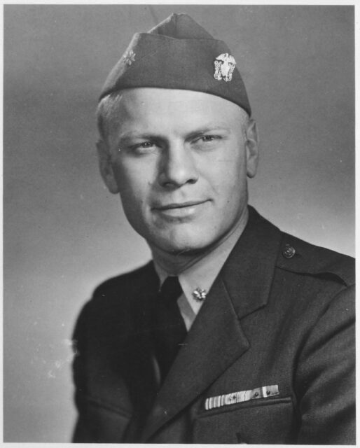 Military portrait of Gerald Ford