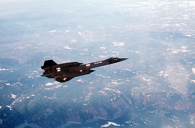 Lockheed SR-71 Blackbird in flight