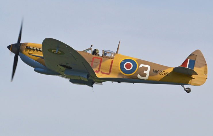 Supermarine Spitfire in flight