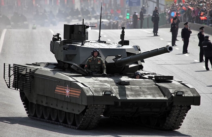 Man in T-14 Armata.