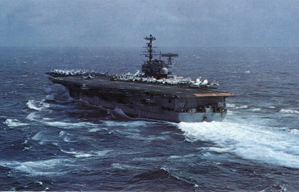 Photo Credits: US Navy /  US Navy Photo From the USS Forrestal (CVA-59) 1974 cruise book at Navysite.de / Wikimedia Commons / Public Domain