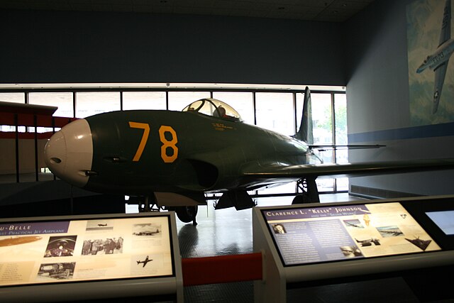 Lockheed XP-80 'Lulu-Belle' on display