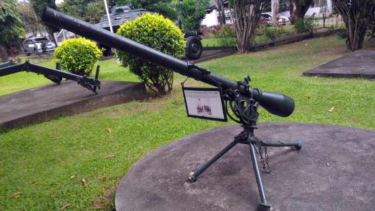 M20 Recoilless rifle on display outside