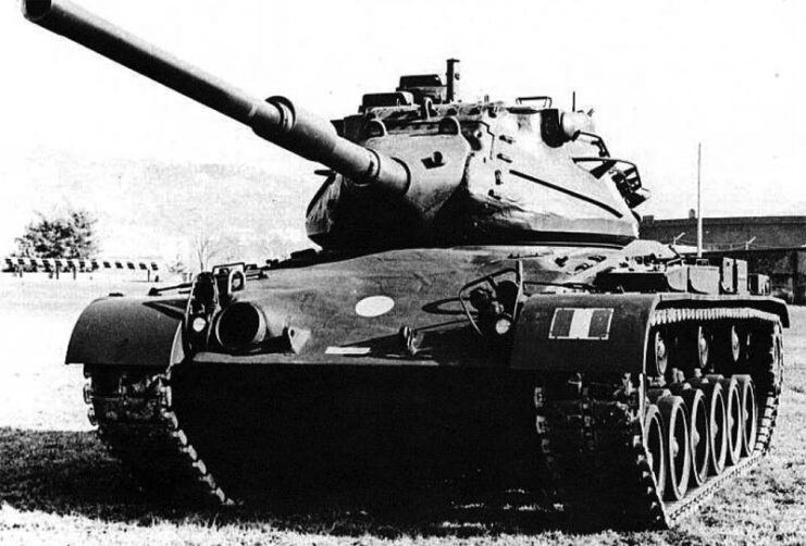 M47 Patton parked outside