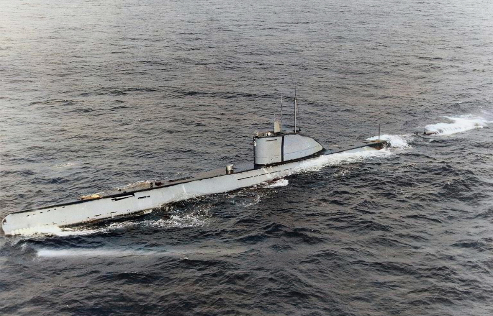 U-3008 at sea