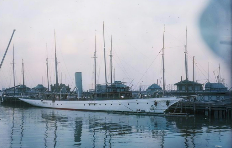 Celt docked at port