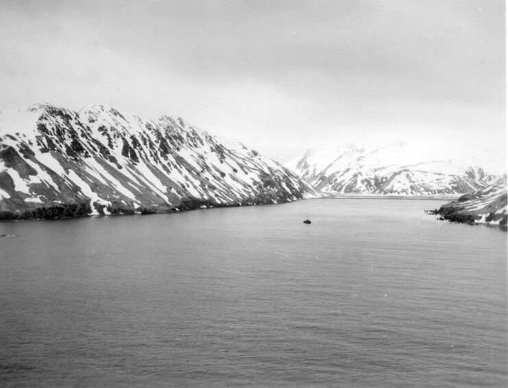 View of Holtz Bay, at Attu Island