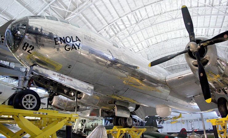 Boeing B-29 Superfortress 'Enola Gay' on display