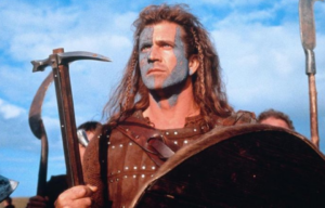 Mel Gibson as William Wallace in 'Braveheart'