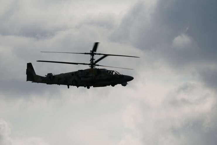 Kamov Ka-50 "Black Shark" in flight