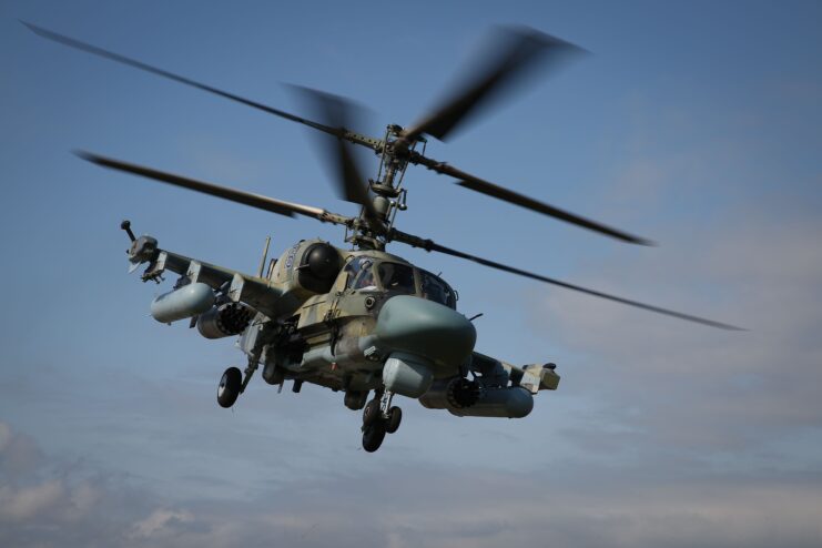 Kamov Ka-52 "Alligator" in flight