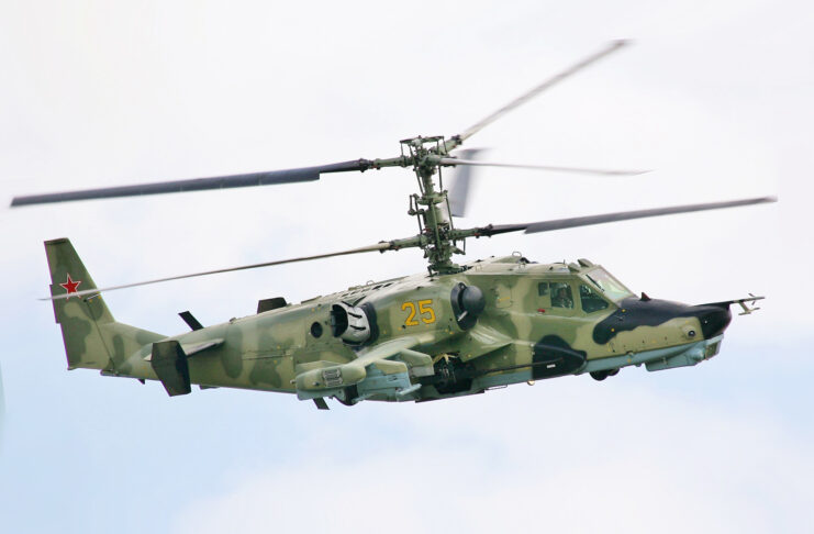 Kamov Ka-50 "Black Shark" in flight