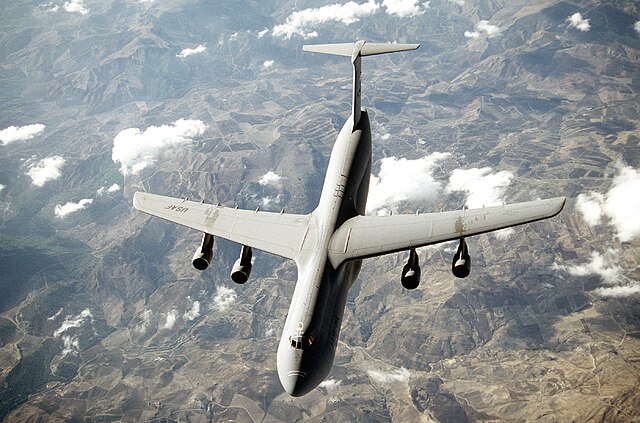 Lockheed C-5 Galaxy in flight