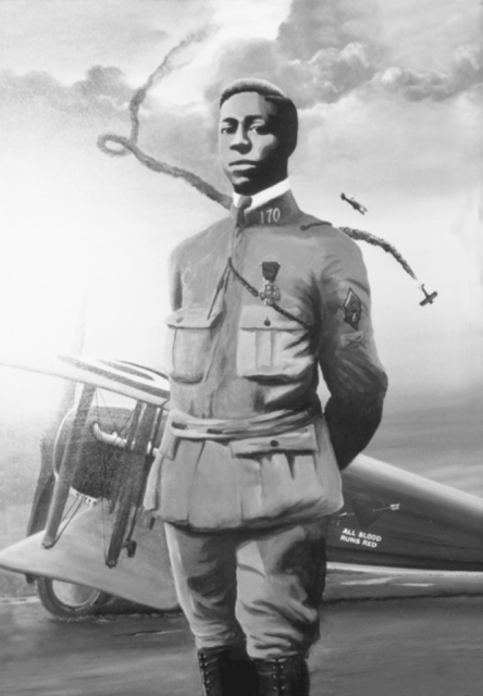 Military portrait of Eugene Bullard