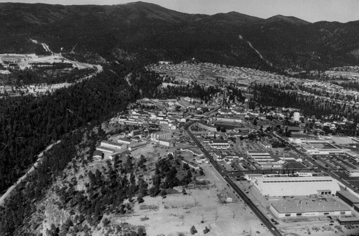 Aerial view of the Los Alamos National Laboratory