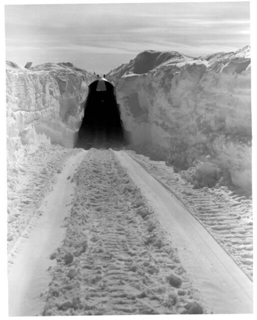 Trench leading to Camp Century