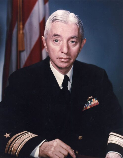 Military portrait of Hyman G. Rickover