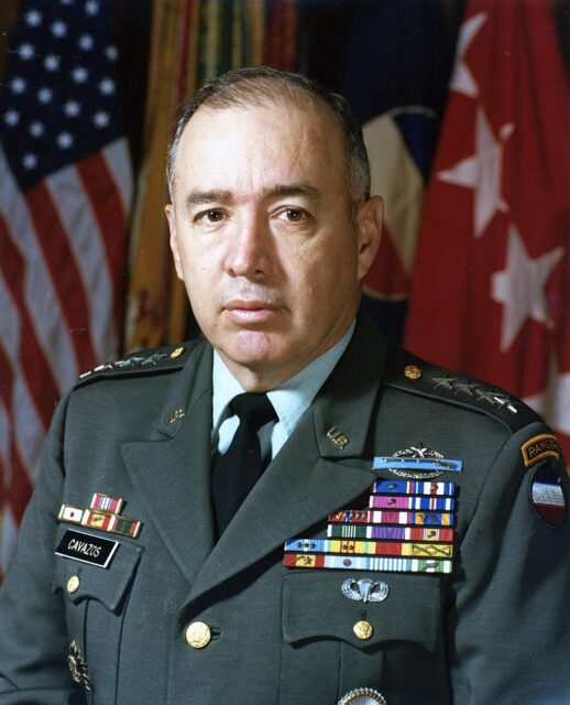 Military portrait of Richard Cavazos